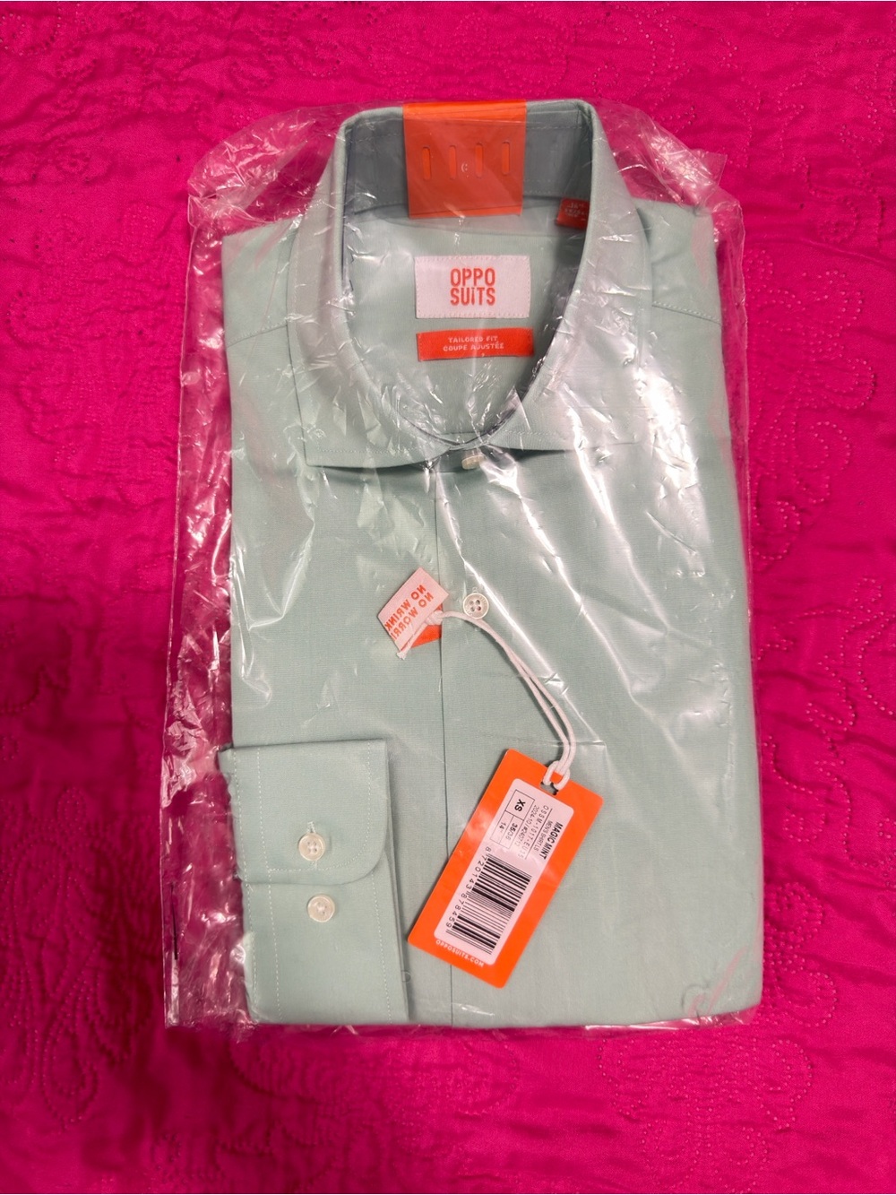 OppoSuits Short-Sleeve Mint Green Button-Up Shirt